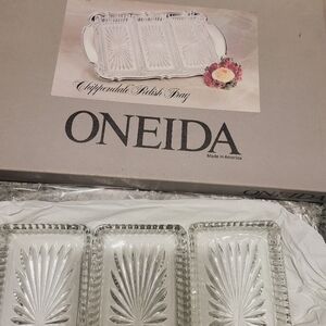 Oneida Chippendale Relish Tray